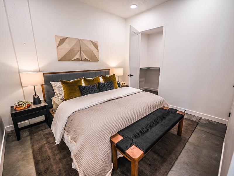 Furnished Bedroom | TheCHARLI Apartments in Salt Lake City, UT