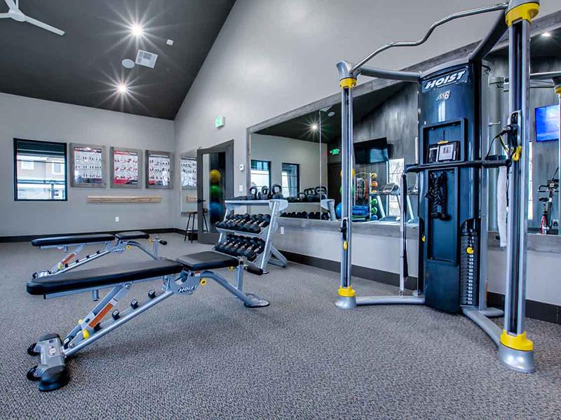 Gym | Cottages at Stonesthrow Meridian Townhomes