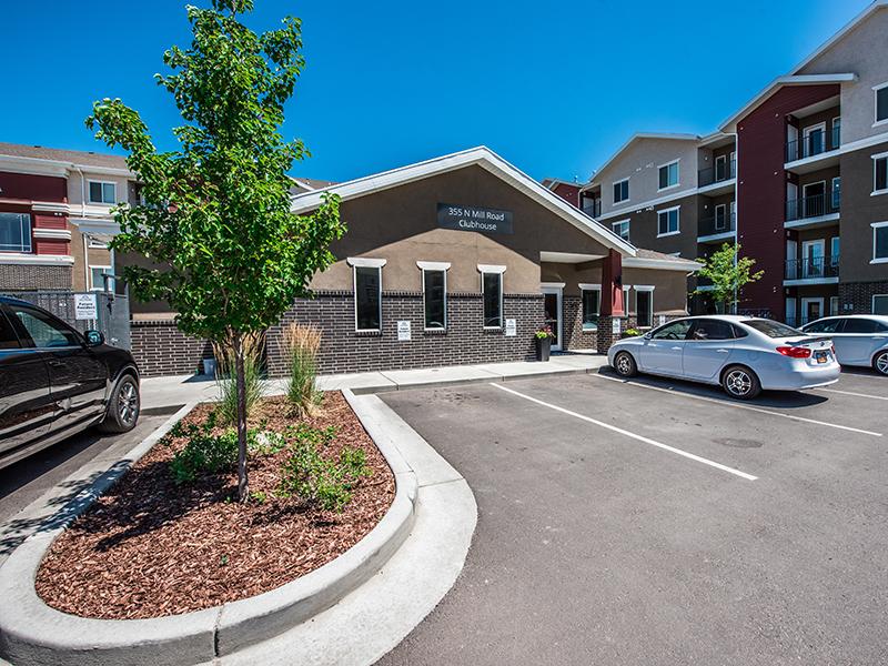 Exterior Leasing Office | Mill Point Apartments in Vineyard UT