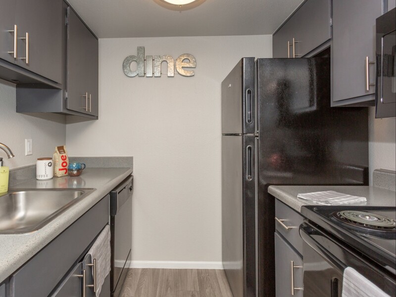 Kitchen | Sun Wood Senior Apartments in Peoria, AZ