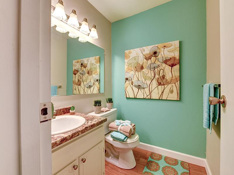 Bathroom | Township Square Apartments in Saginaw, MI
