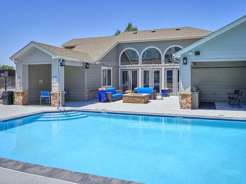 Shimmering Pool | Echo Ridge at North Hills Apartments in Northglenn, CO