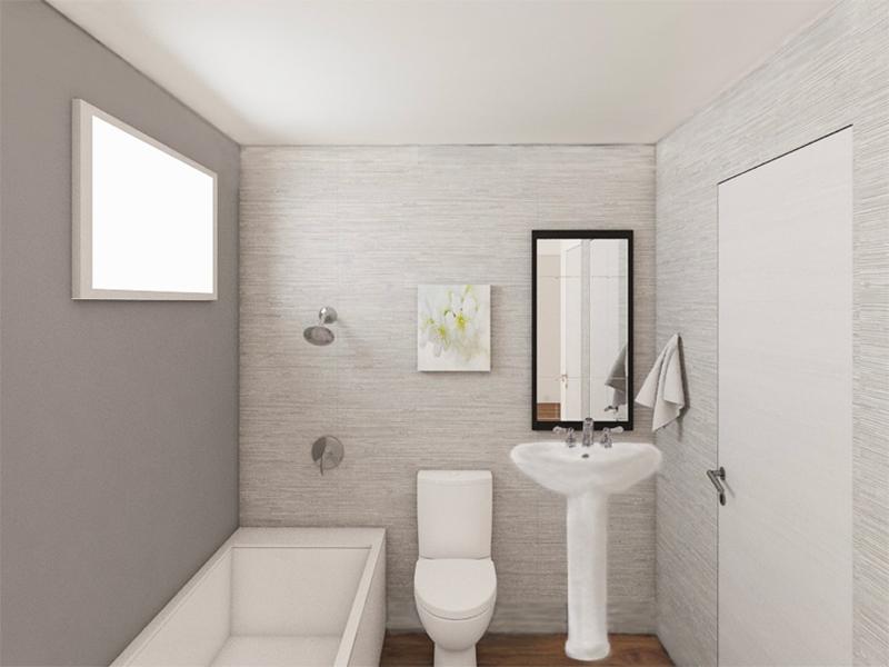 Bathroom Rendering | Edge at Fitzsimons Apartments