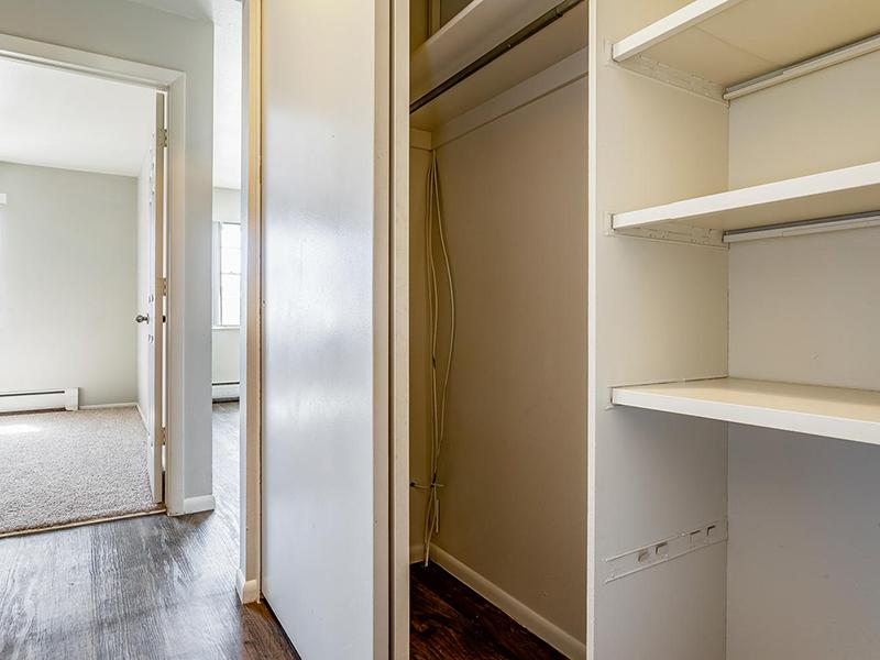 Closet Space | Bridge Square Apartments