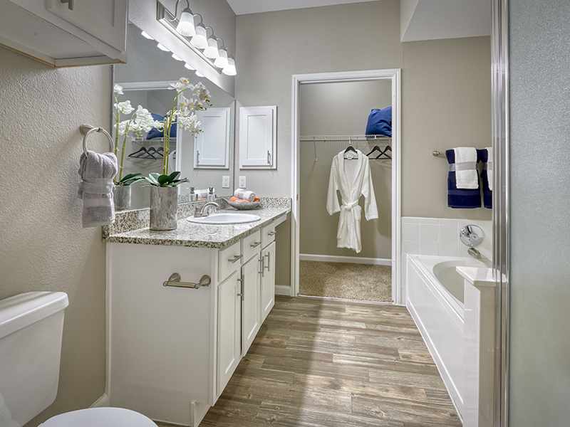 Bathroom | Retreat at Cheyenne Mountain | CO Apartments