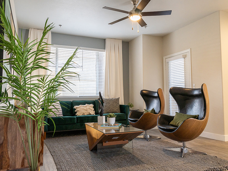 Living Room | St. Clair Apartments in Las Vegas, NV