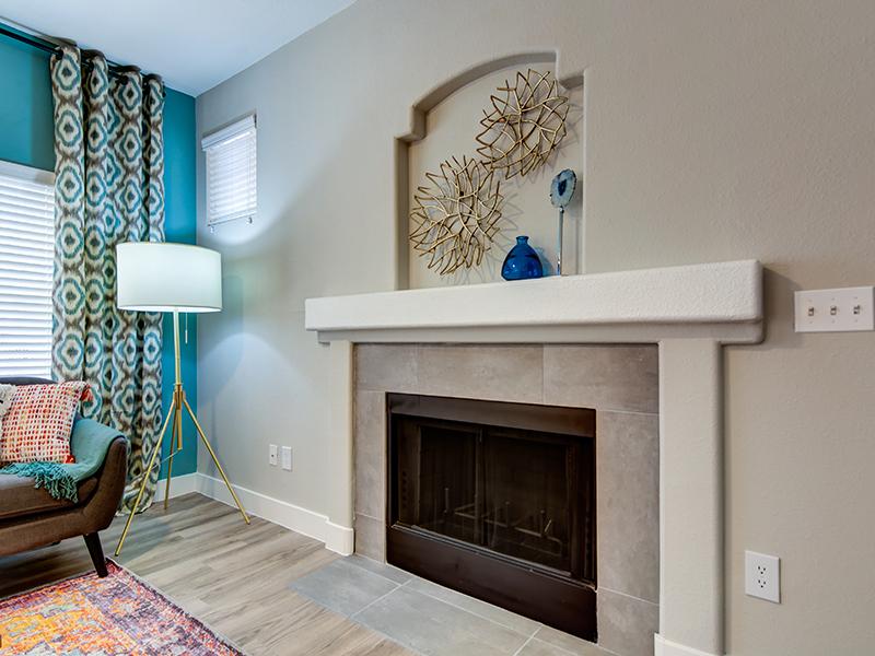 Living Room - Fireplace - The Met at Third & Filmo