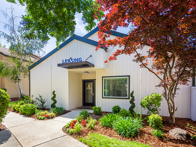 Clubhouse Exterior | The Juniper Apartments in Sacramento, CA