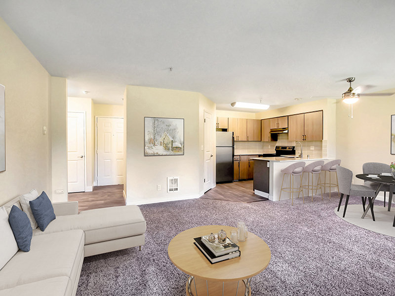 Model Living Room | Creekside Village