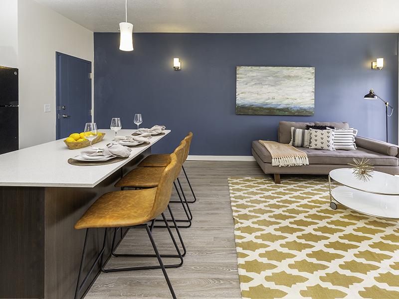 Dining Area & Living Room | Paxton 365 Apartments
