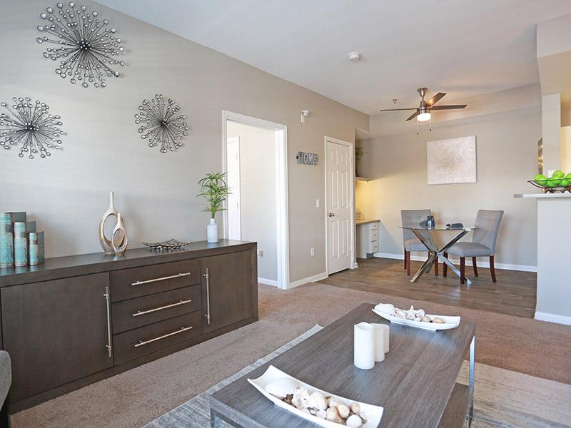 Living Room | Elevate at Red Rocks Lakewood Apartments 