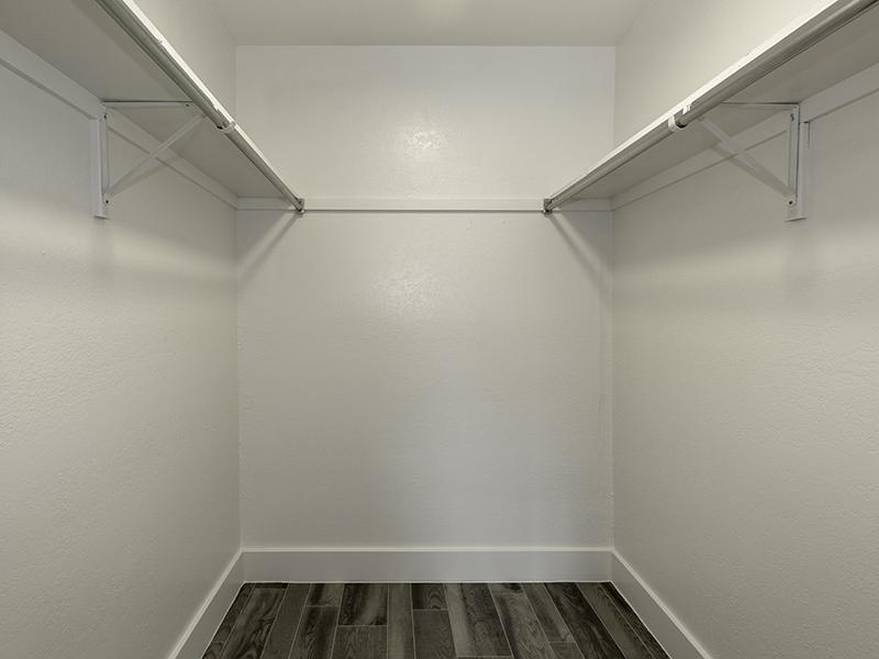 Closet | Foothill Place Apartments