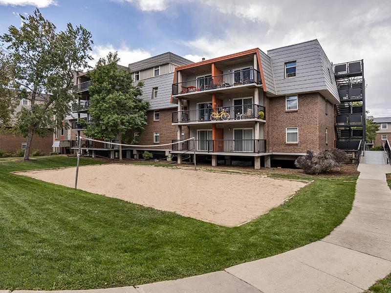 Community Volleyball Court | Cedar Run Apartments