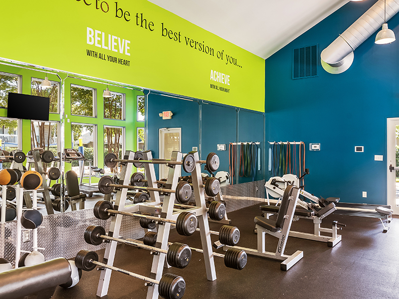 Fitness Center | Orchard Park Apartments in Greenville, SC