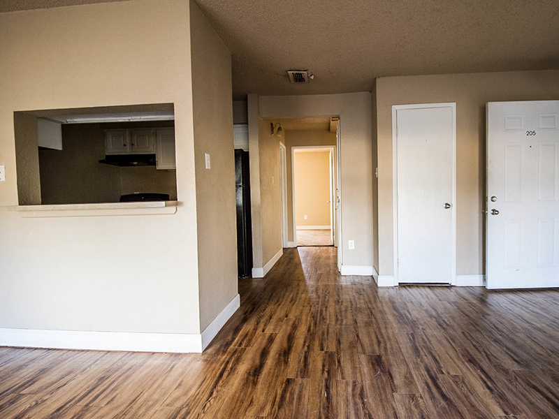 Living Room and Kitchen | 060 Lofts in Lubbock, TX