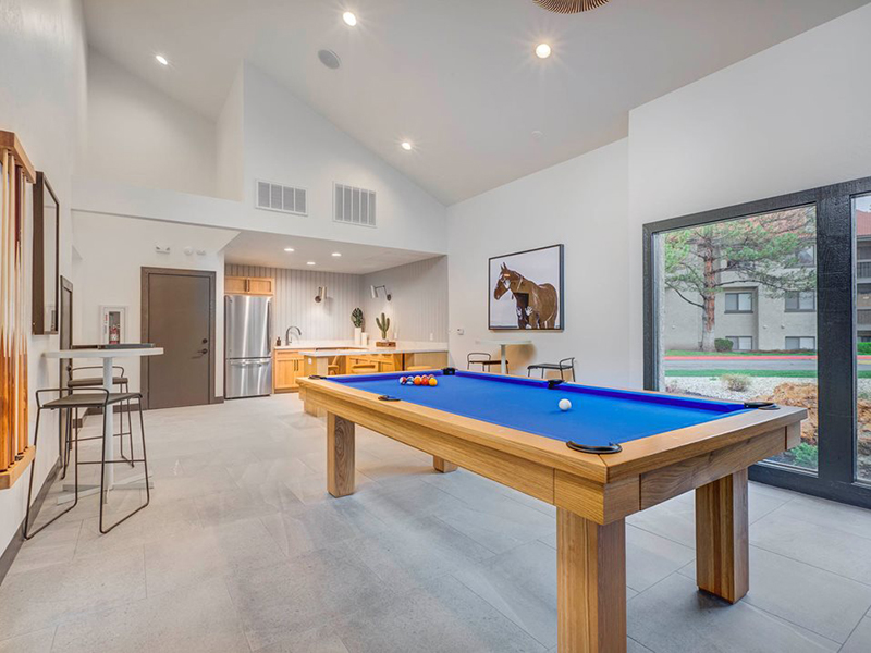 Pool Table | Santa Fe at Cottonwood Apartments in Cottonwood Heights, UT