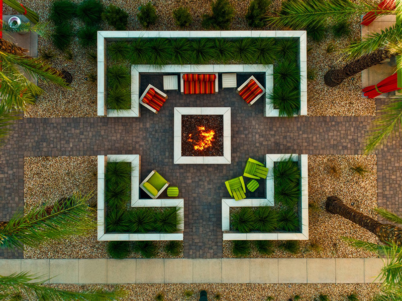Outdoor Fire Pit | Skye at McClintock Station