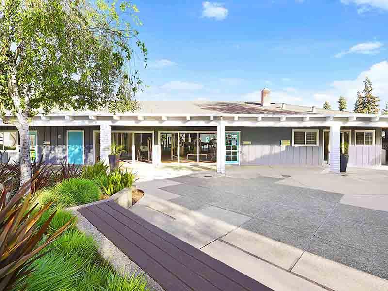 Clubhouse Exterior | Camden Village Apartments