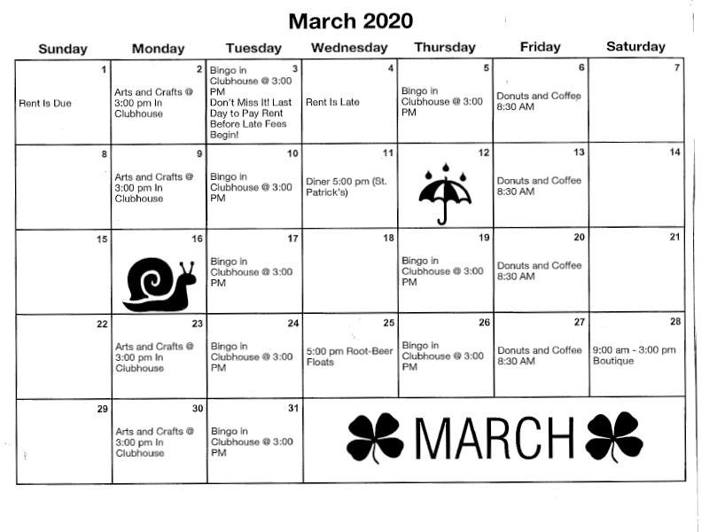Calendar | Costa Azul