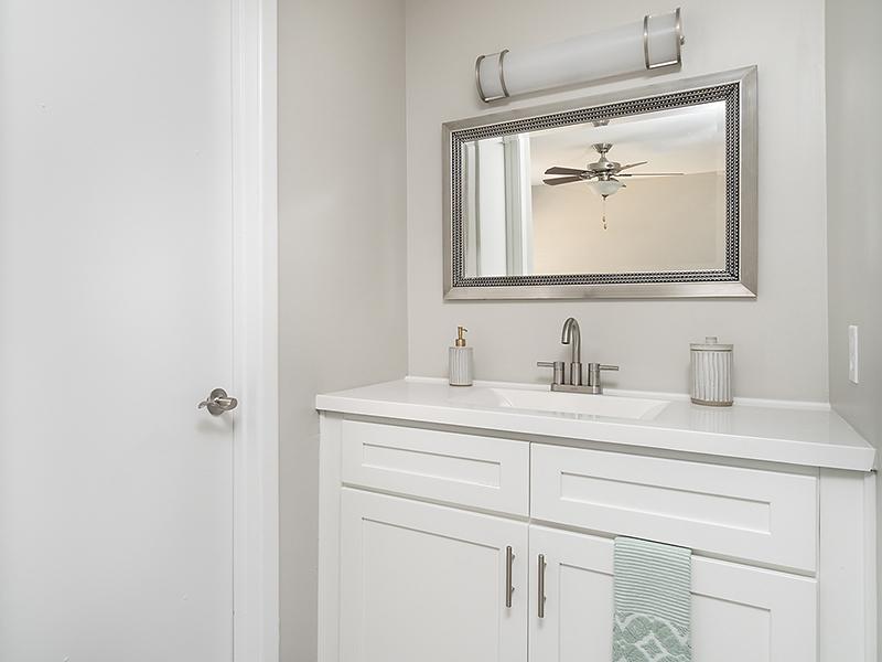 Bathroom | Orchard Park Apartments in Greenville, SC