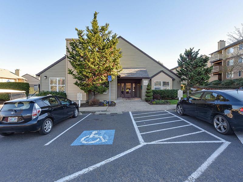 Club House Building Exterior | Powell Valley apartments in Gresham OR