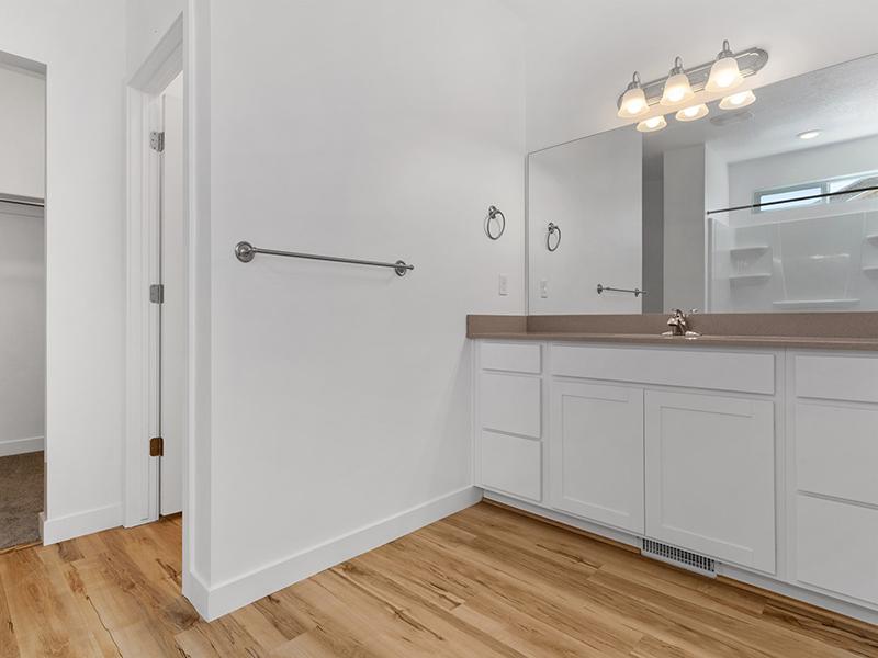 Bathroom Mirror | The Park Townhomes in Layton, UT