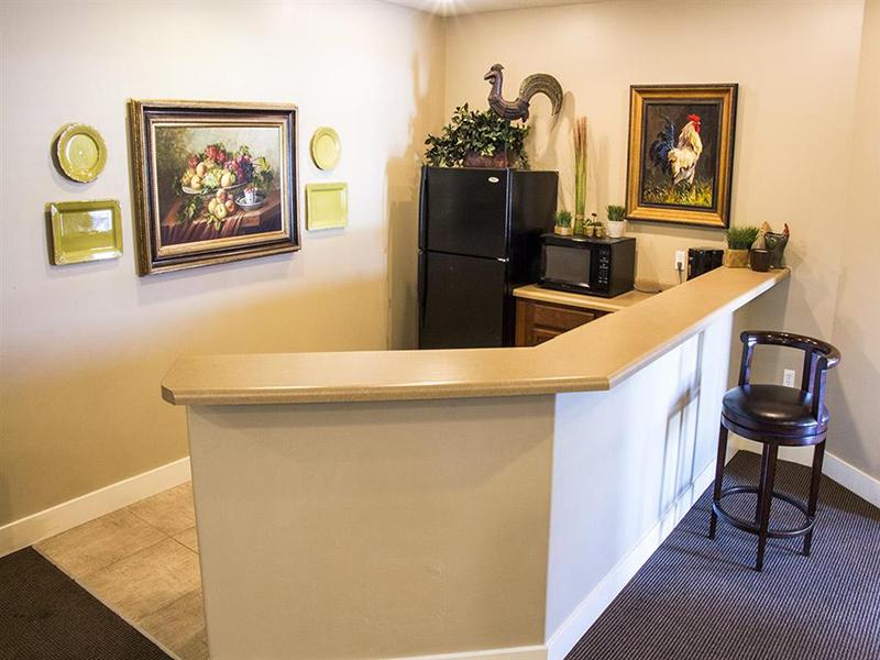 Club House Kitchen| Front Gate Apartments