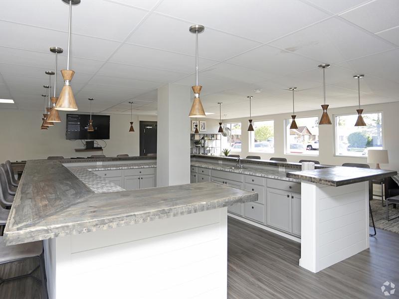 Clubhouse Counter | The Argyle Apartments