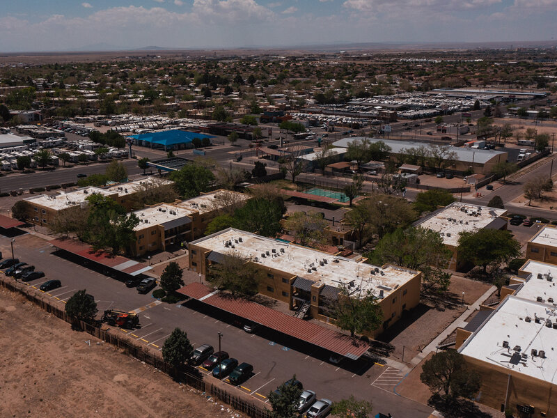 Apartment Aerial View | Villas Del Sol II Apartments in Albuquerque, NM