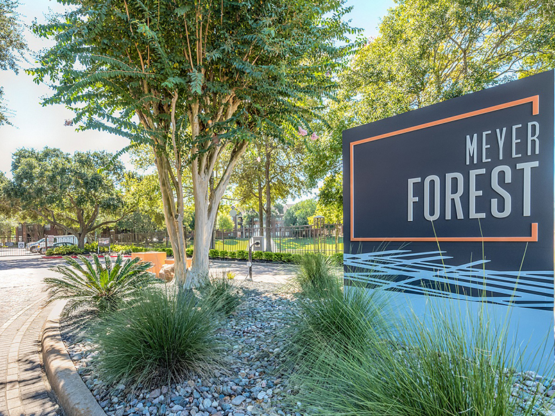 Monument Sign | Meyer Forest in Houston, TX