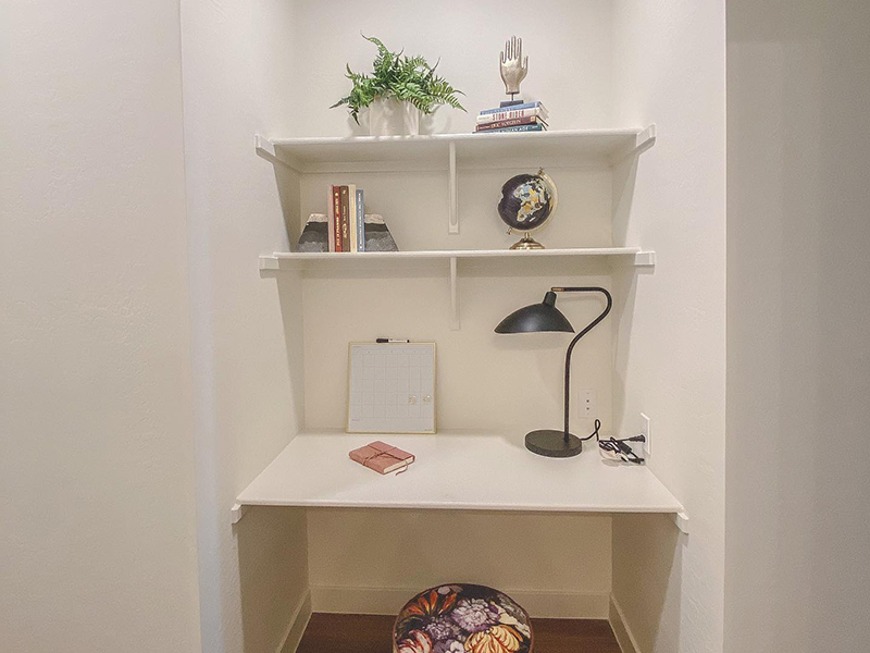 Built In Desk | The Grayson on the Rail