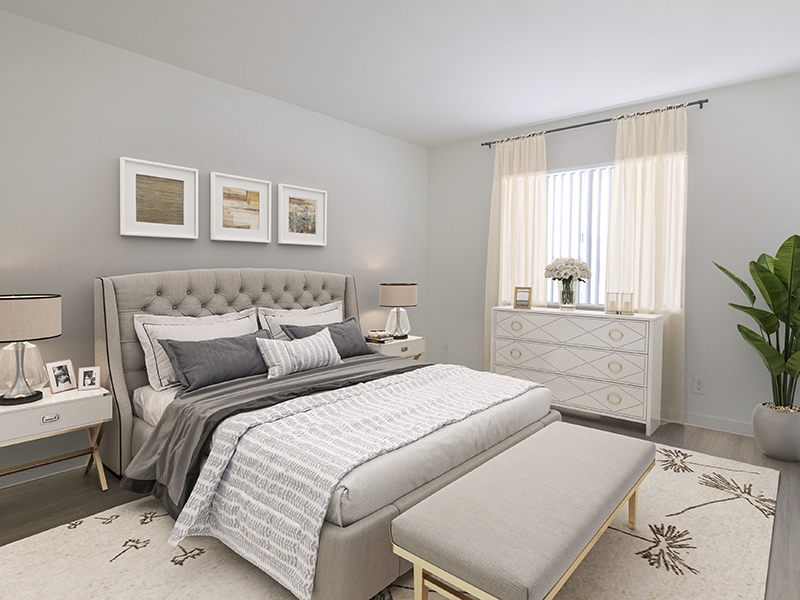 Beautiful Bedroom | The Heights on Superior Apartments in Northridge, CA
