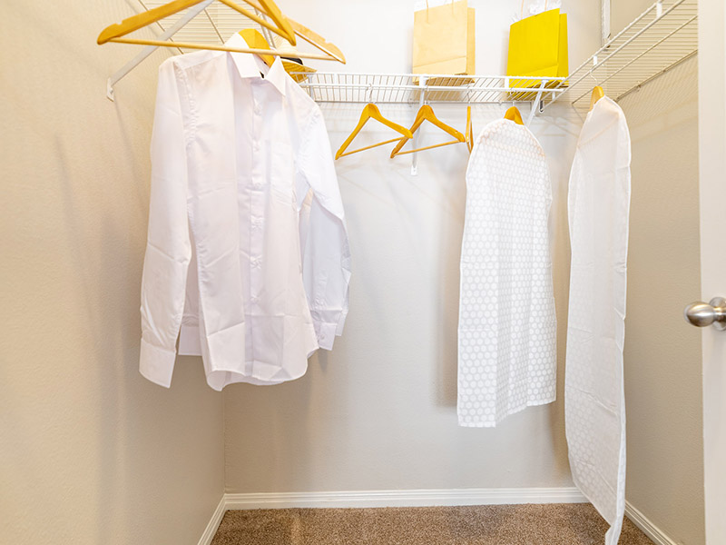 Closet | The Enclave Apartments