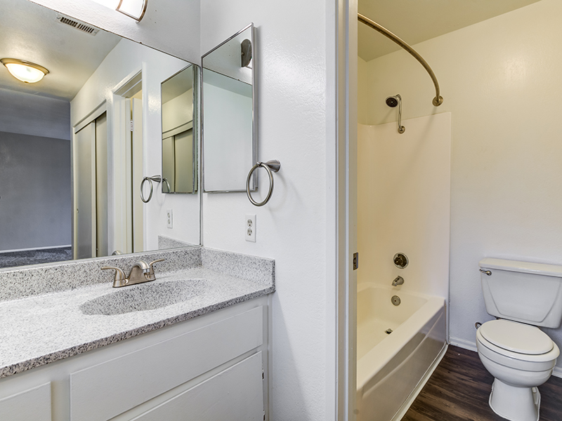 Beautiful Bathroom | Portola Redlands Apartments in Redlands, CA