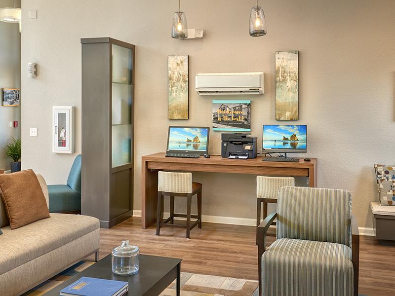Clubhouse Seating | Echo Ridge at North Hills Apartments in Northglenn, CO
