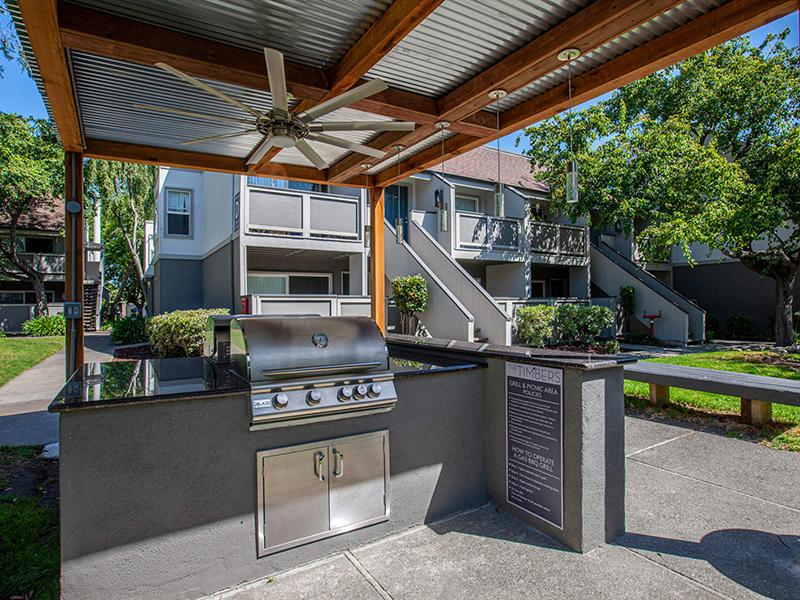 BBQ Area | The Timbers Apts in Hayward, CA