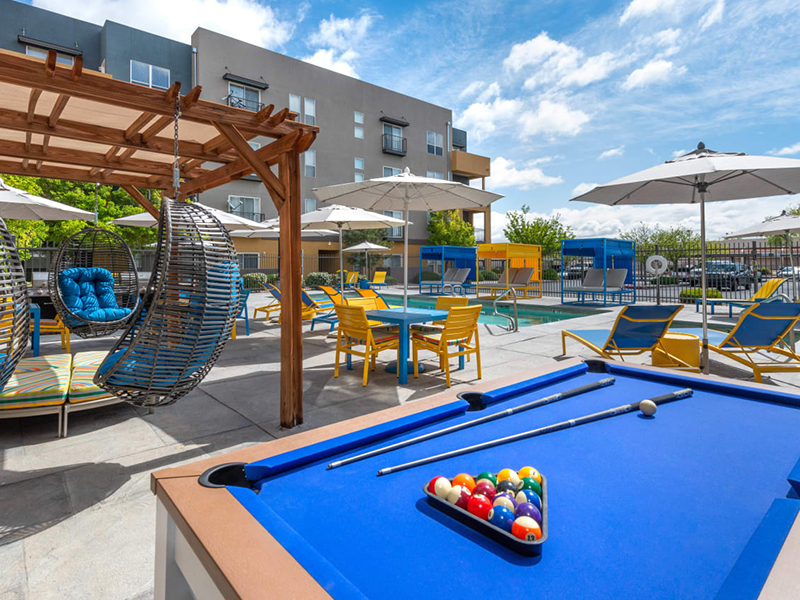 Outdoor Lounge | Solaire Apartments in Albuquerque, NM