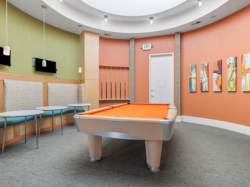 Pool Table | Avantus Apartments in Denver, CO