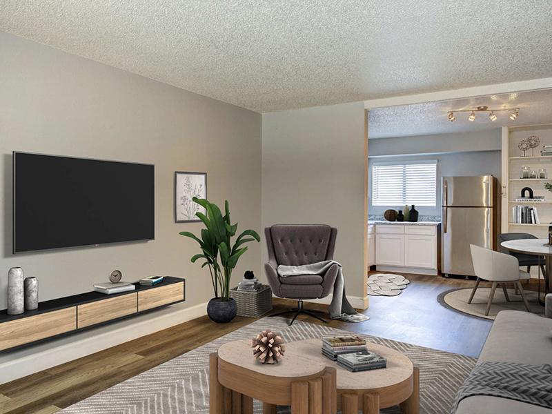 Staged Living room | Park 67 Apartments in Glendale, AZ