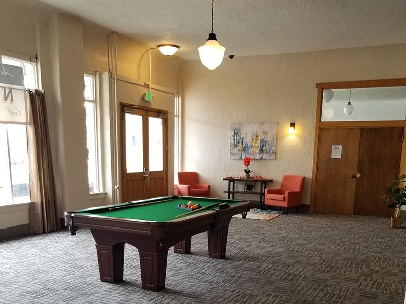 Clubhouse Living Room | The Kirk Apartments