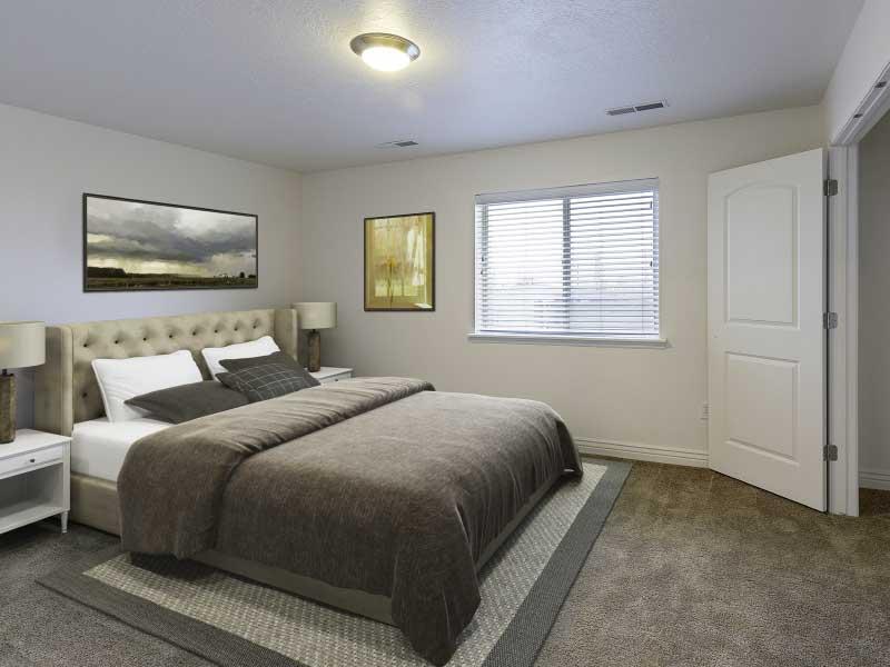 Master bedroom overview | Ridgeview Apartments