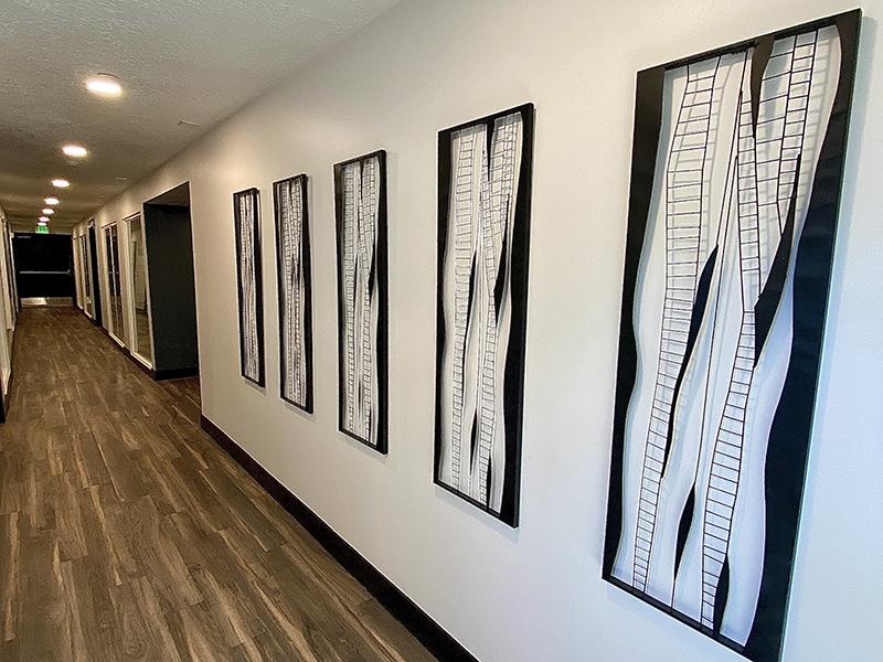 Clubhouse Hallway | Downtown West Apartments in Salt Lake City, UT