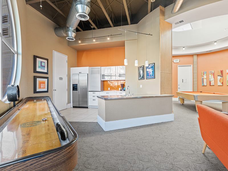 Clubhouse Kitchen | Avantus Apartments in Denver, CO