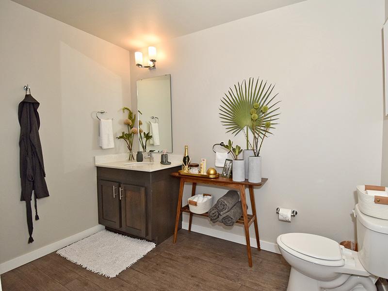 Apartment Bathroom At Coburn Crossing