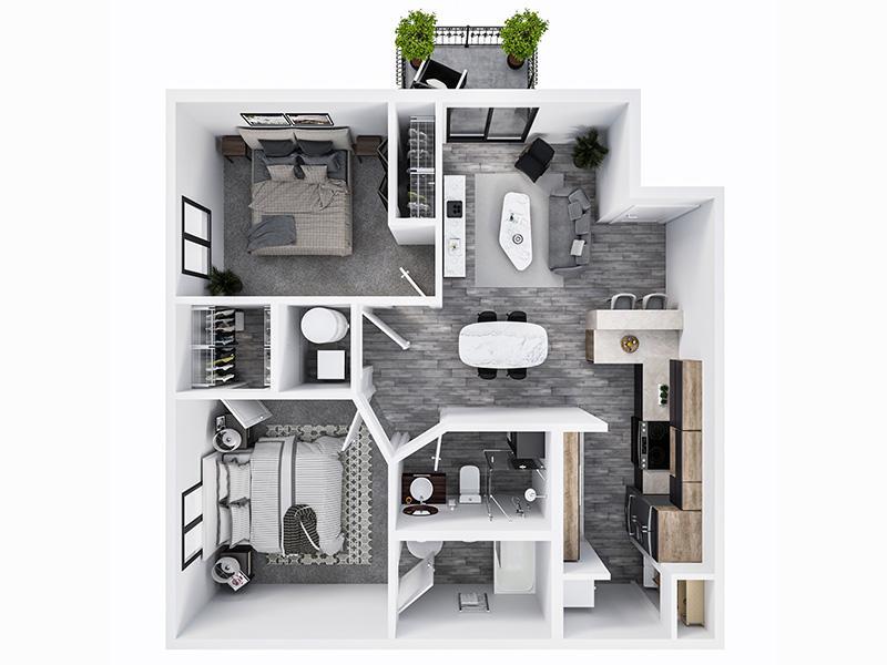 Two Bedroom 2 Bath:Decker Lake 2x1