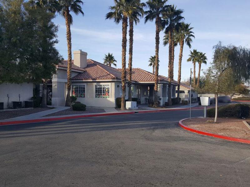 Club House Exterior | Sunrise Senior Village Apartments