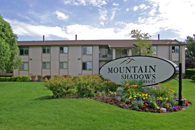 Welcome Sign | Mountain Shadows Apartments in Salt Lake City, UT