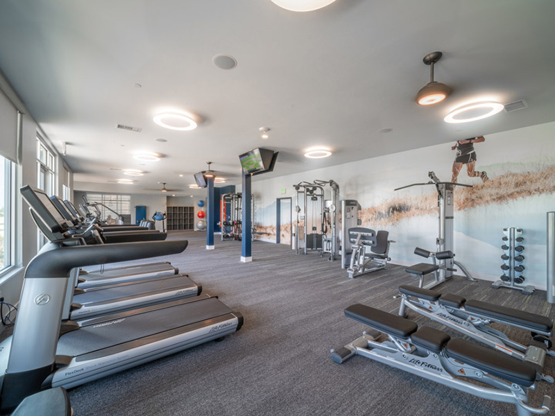 Gym | Elevate at Pena Station