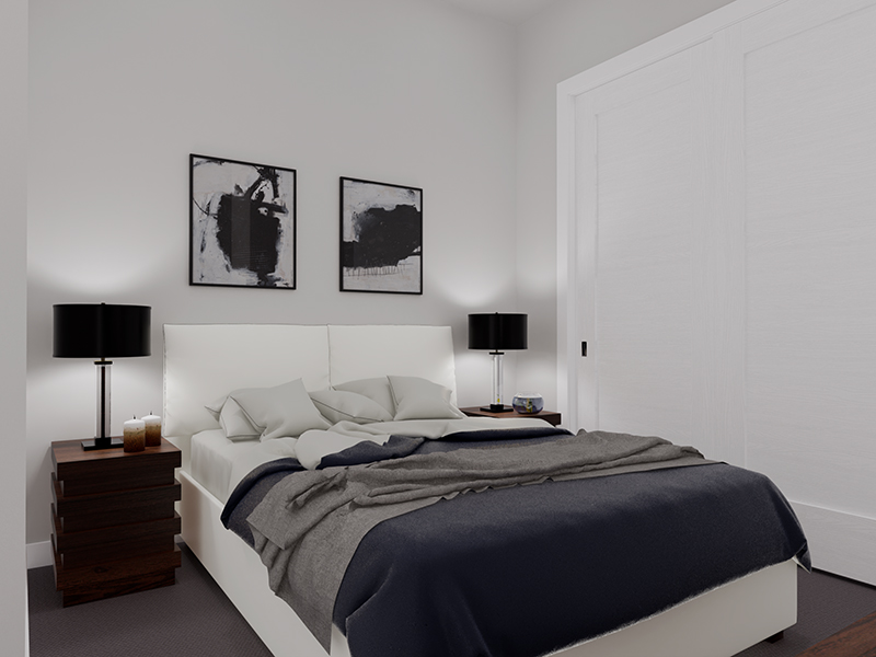 Bedroom | Unit 101 | The Charli