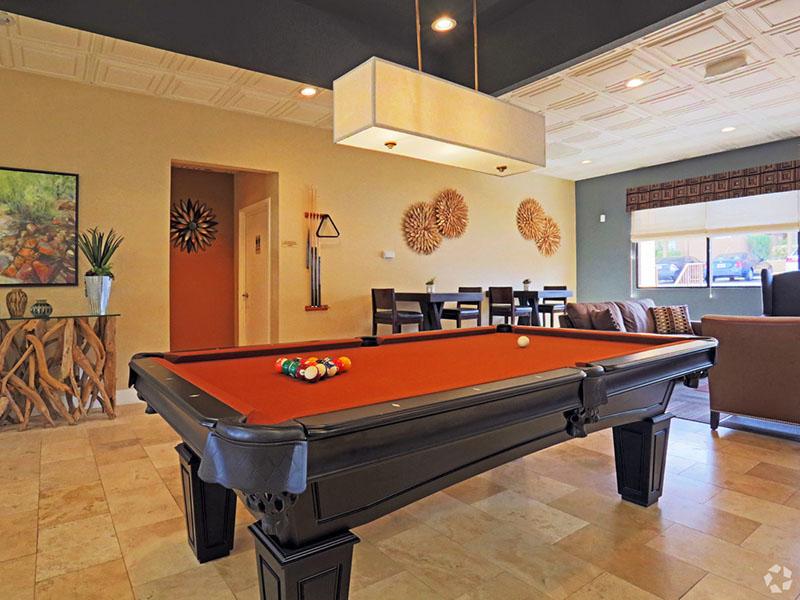 Pool Table | Desert Ridge Apartments